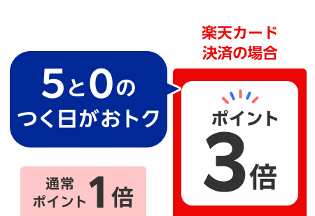 5と0のつく日がおトク